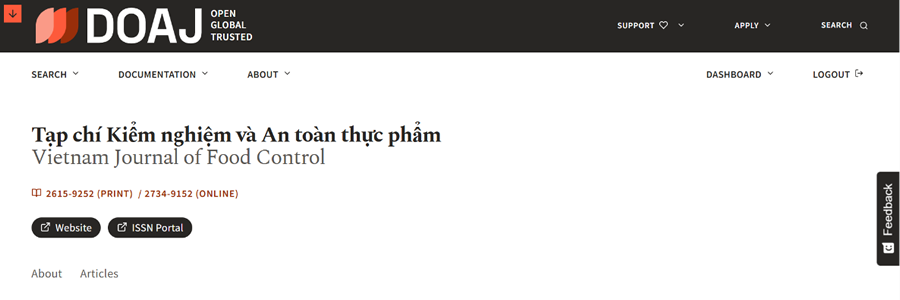 indexed-in-the-directory-of-open-access-journals-doaj-a-significant-milestone-for-the-vietnam-journal-of-food-control-vjfc
