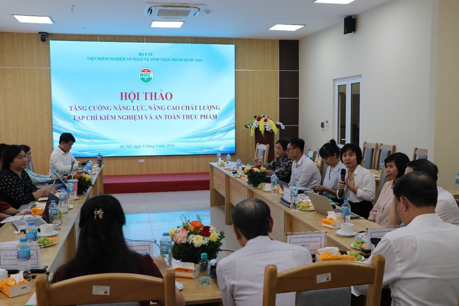 Hội thảo "Tăng cường năng lực, nâng cao chất lượng Tạp chí Kiểm nghiệm và An toàn thực phẩm" - Ảnh 8